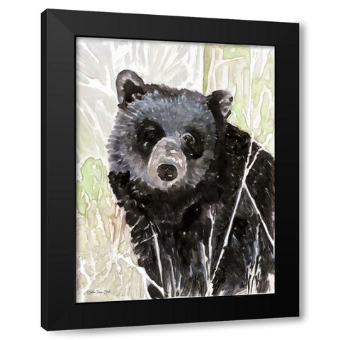 Pacific Coast Wildlife 4 Black Modern Wood Framed Art Print by Stellar Design Studio