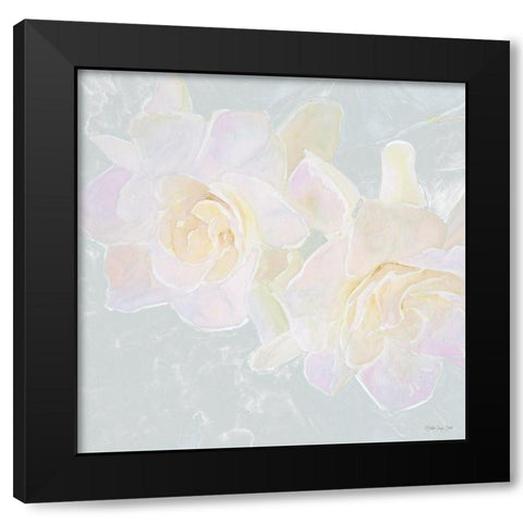 Rose Bouquet 1   Black Modern Wood Framed Art Print with Double Matting by Stellar Design Studio