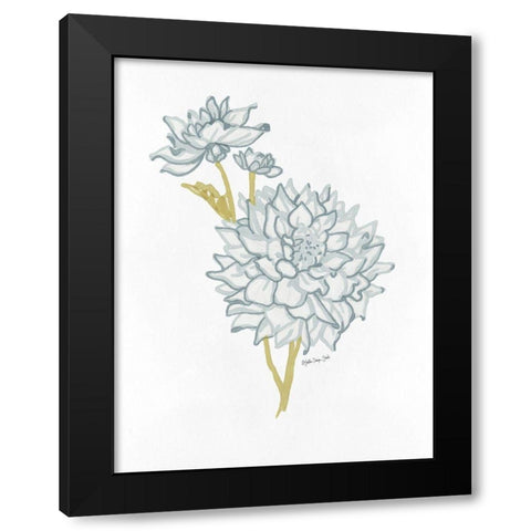 Countryside Bloom 2   Black Modern Wood Framed Art Print by Stellar Design Studio