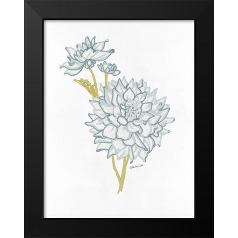 Countryside Bloom 2   Black Modern Wood Framed Art Print by Stellar Design Studio