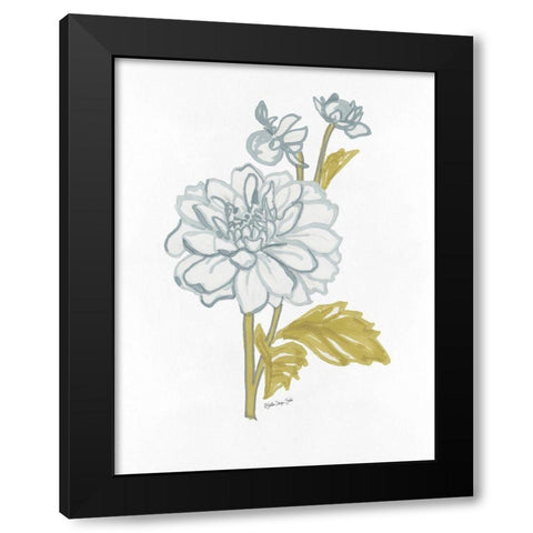 Countryside Bloom 3   Black Modern Wood Framed Art Print by Stellar Design Studio