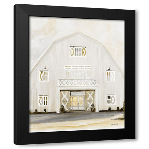 Wedding Barn     Black Modern Wood Framed Art Print with Double Matting by Stellar Designs Studio