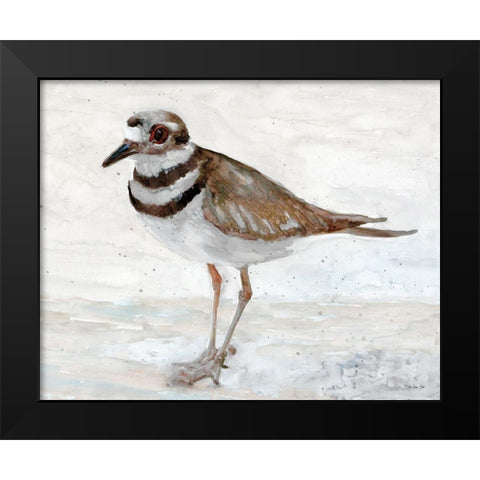 Sanibel Piper 4  Black Modern Wood Framed Art Print by Stellar Design Studio