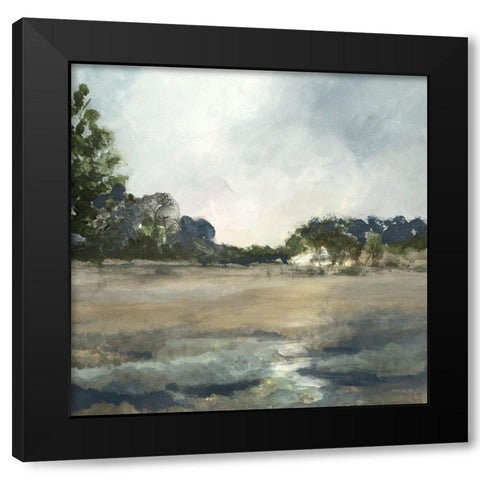 Pastel Countryside II     Black Modern Wood Framed Art Print by Stellar Design Studio