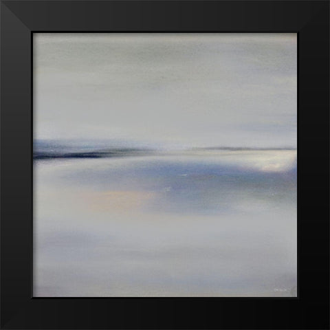 Distant Horizon 1 Black Modern Wood Framed Art Print by Stellar Design Studio