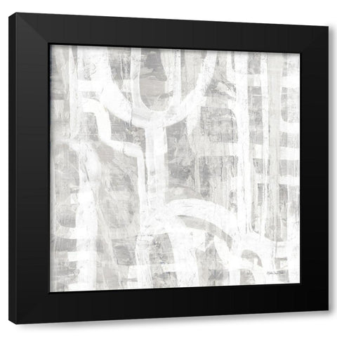 Intertwined 2     Black Modern Wood Framed Art Print with Double Matting by Stellar Design Studio