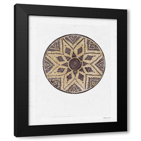 Basket Study 1 Black Modern Wood Framed Art Print by Stellar Design Studio