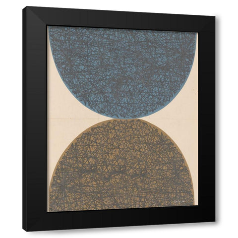 Balance    Black Modern Wood Framed Art Print with Double Matting by Stellar Design Studio