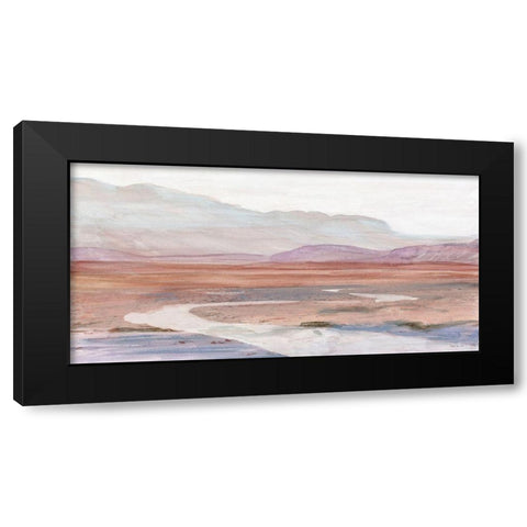 The Painted Valley    Black Modern Wood Framed Art Print by Stellar Design Studio