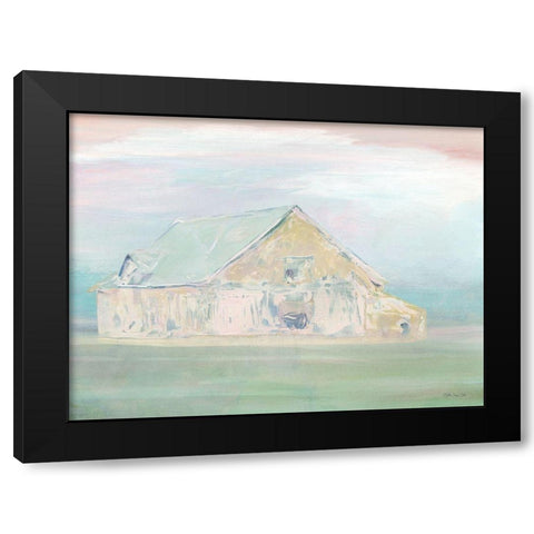 Pastel Barn Black Modern Wood Framed Art Print by Stellar Design Studio