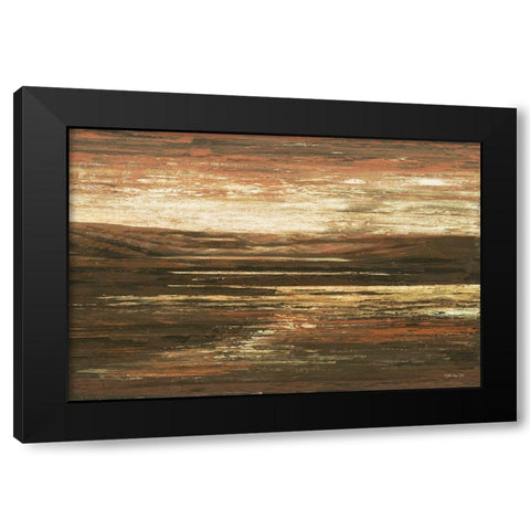 Desert Shadows Black Modern Wood Framed Art Print with Double Matting by Stellar Design Studio