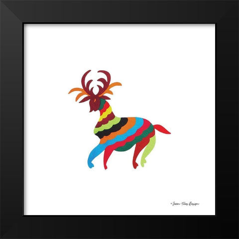 Mexico Black Modern Wood Framed Art Print by Seven Trees Design