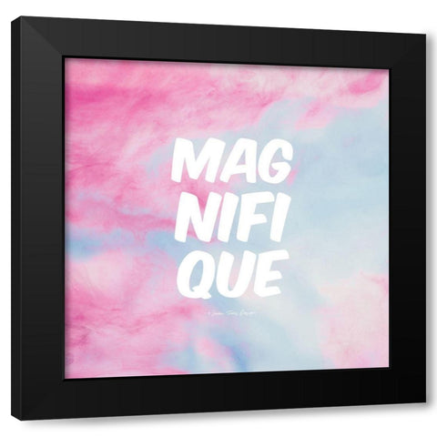 Magnifique Black Modern Wood Framed Art Print by Seven Trees Design