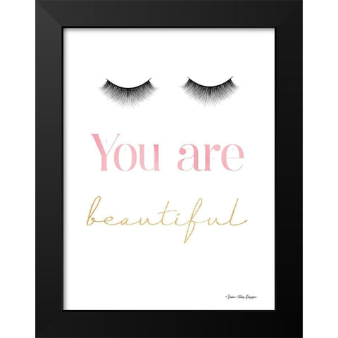 Beautiful Black Modern Wood Framed Art Print by Seven Trees Design