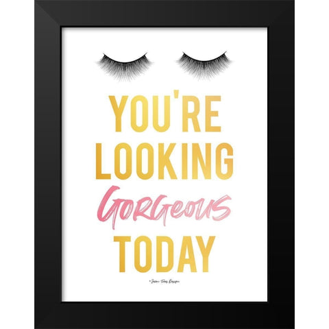 Gorgeous Today Black Modern Wood Framed Art Print by Seven Trees Design