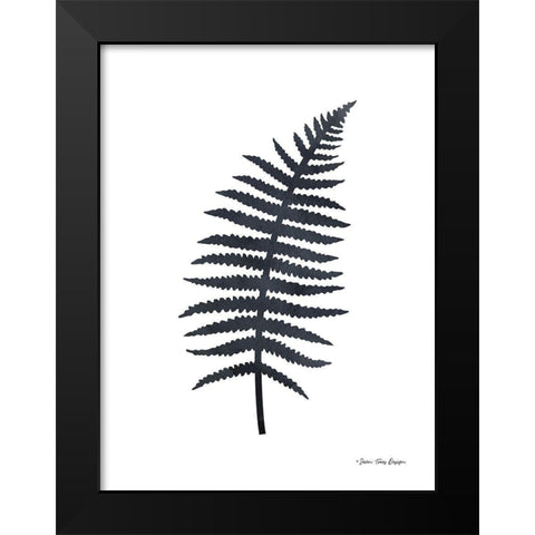 Watercolor Black Plant I    Black Modern Wood Framed Art Print by Seven Trees Design