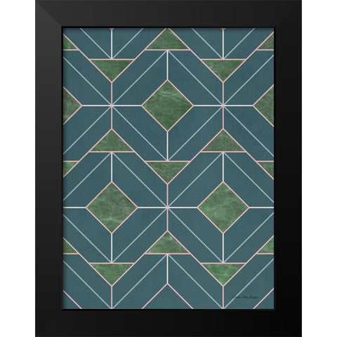Art Deco II Black Modern Wood Framed Art Print by Seven Trees Design