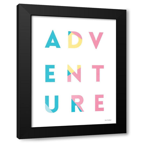 Adventure in Colors       Black Modern Wood Framed Art Print with Double Matting by Seven Trees Design