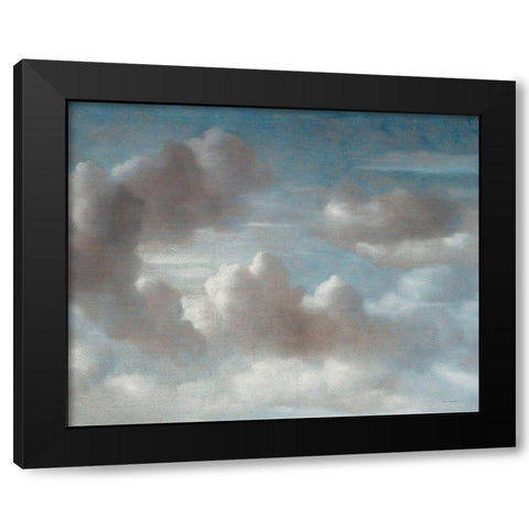 The Clouds Black Modern Wood Framed Art Print by Seven Trees Design