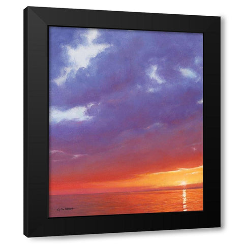 Certain Glow Black Modern Wood Framed Art Print by Gagnon, Tim
