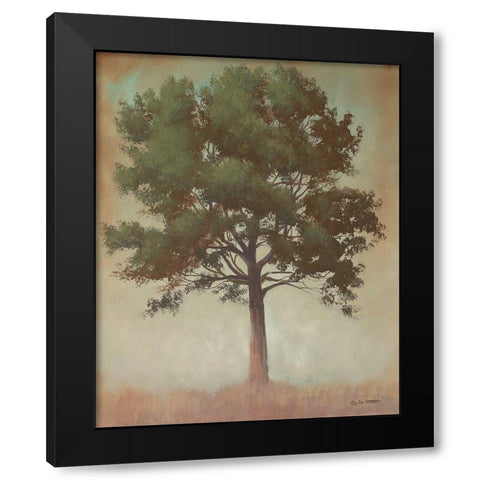Tonal Tree Black Modern Wood Framed Art Print with Double Matting by Gagnon, Tim