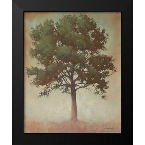 Tonal Tree Black Modern Wood Framed Art Print by Gagnon, Tim