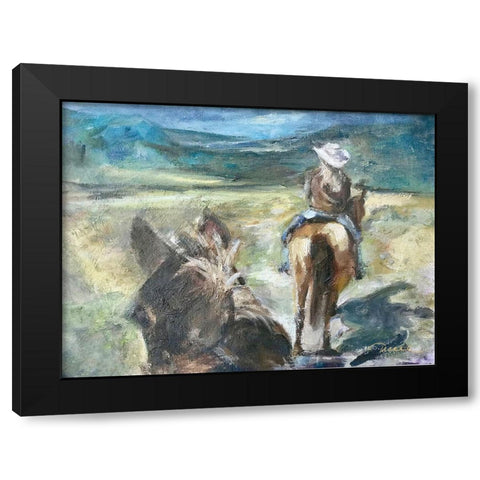 Into the Hills Black Modern Wood Framed Art Print with Double Matting by Owen-Cullimore, Tracy