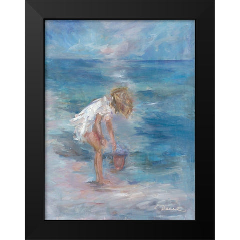 Sea Treasures Black Modern Wood Framed Art Print by Owen-Cullimore, Tracey