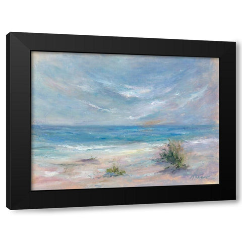 Endless Black Modern Wood Framed Art Print by Owen-Cullimore, Tracy