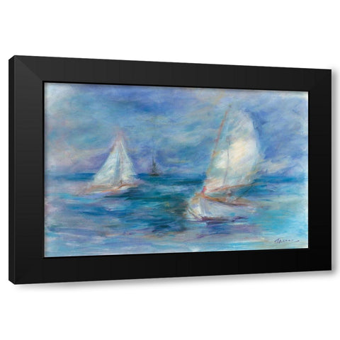 Ghost Ship Black Modern Wood Framed Art Print with Double Matting by Owen-Cullimore, Tracy