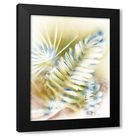 Salad Greens Black Modern Wood Framed Art Print with Double Matting by Owen-Cullimore, Tracy