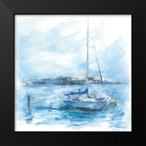 Serenity Sloop Black Modern Wood Framed Art Print by Owen-Cullimore, Tracy