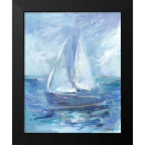 Summer Sails Black Modern Wood Framed Art Print by Owen-Cullimore, Tracy