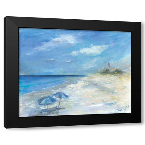Sunday Fun Day Black Modern Wood Framed Art Print by Owen-Cullimore, Tracy