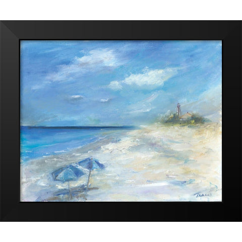 Sunday Fun Day Black Modern Wood Framed Art Print by Owen-Cullimore, Tracy