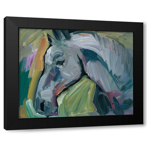 The Champion Black Modern Wood Framed Art Print with Double Matting by Trujillo, Jose