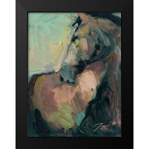 Majestic Black Modern Wood Framed Art Print by Trujillo, Jose