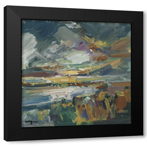 American Marshland     Black Modern Wood Framed Art Print by Trujillo, Jose