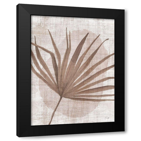 Warm Breeze Black Modern Wood Framed Art Print by Yass Naffas Designs