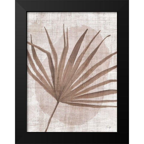 Warm Breeze Black Modern Wood Framed Art Print by Yass Naffas Designs