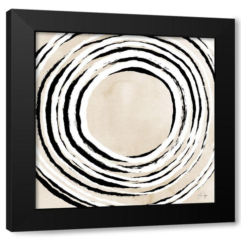 Beautiful Storm Black Modern Wood Framed Art Print by Yass Naffas Designs