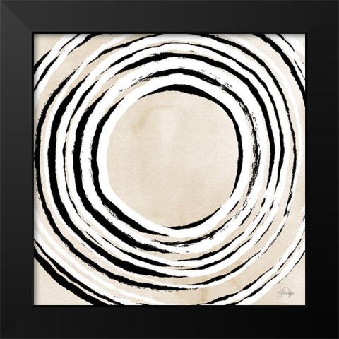 Beautiful Storm Black Modern Wood Framed Art Print by Yass Naffas Designs