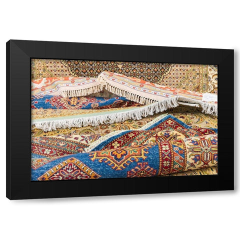 Africa-Egypt-Cairo-Giza Rugs for purchase a at rug and tapestry weaving school Black Modern Wood Framed Art Print with Double Matting by Wilson, Emily