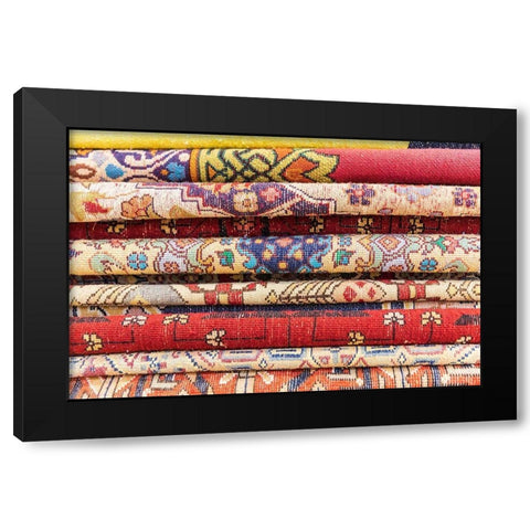 Africa-Egypt-Cairo-Giza Rugs for purchase a at rug and tapestry weaving school Black Modern Wood Framed Art Print with Double Matting by Wilson, Emily