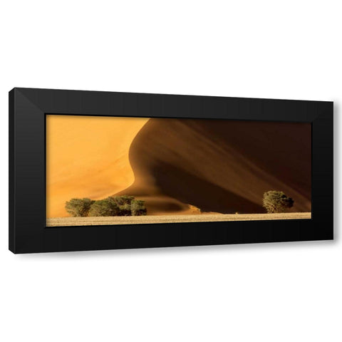Namibia, Namib-Naukluft Park Dune at sunset Black Modern Wood Framed Art Print with Double Matting by Kaveney, Wendy