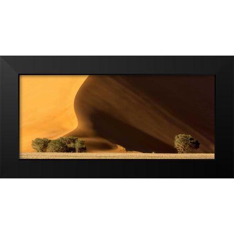 Namibia, Namib-Naukluft Park Dune at sunset Black Modern Wood Framed Art Print by Kaveney, Wendy