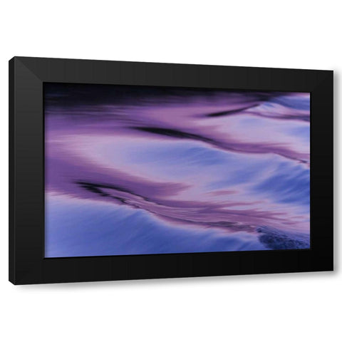 Namibia, Caprivi Strip Abstract of light pattern Black Modern Wood Framed Art Print with Double Matting by Kaveney, Wendy