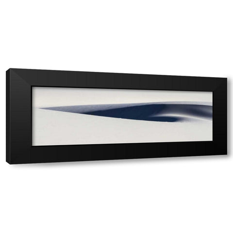 South Africa Sculpted white sand dunes Black Modern Wood Framed Art Print with Double Matting by Young, Bill