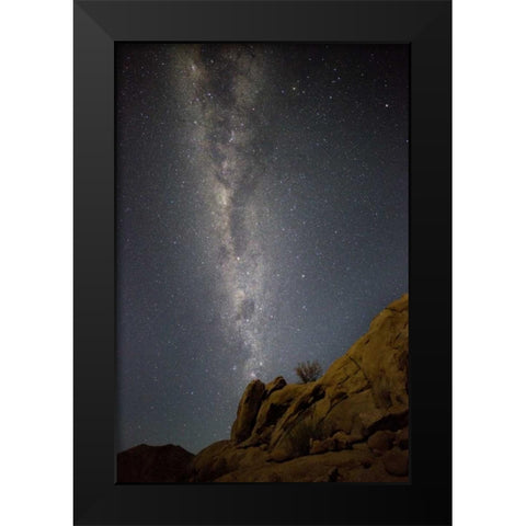 South Richtersveld NP Milky Way at night Black Modern Wood Framed Art Print by Young, Bill