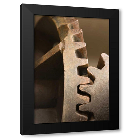 Antarctica, Grytviken Abandoned whaling machine Black Modern Wood Framed Art Print with Double Matting by Grall, Don